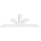 Ekena Millwork Richland Architectural Grade PVC Gable Bracket, 84"W x 28"H x 6"D x 6"F, 8/12 Pitch GBP084X28X0606RIC00 - alternate 3